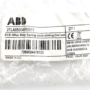 ABB Federzugsperre SCS GKey MKey 2TLA050040R0511 OVP