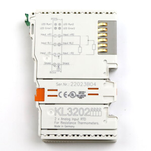 Beckhoff 2-Kanal-Analog-Eingangsklemme KL3202 GEB
