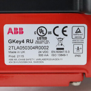 ABB Sicherheitszuhaltung GKey4 RU 2TLA050304R0002 NOV