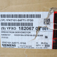 Siemens Synchronservomotor 1FK7101-5AF71-1FG0 OVP