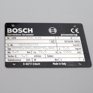 Bosch Servomotor SE-B2.040.060-10.000 GEB