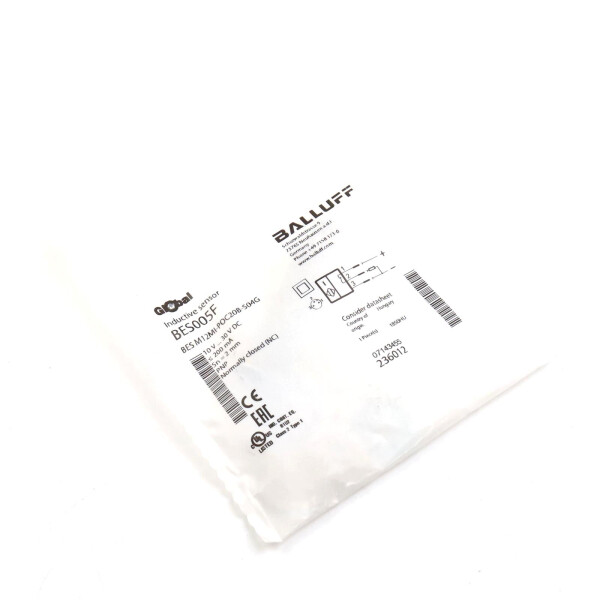 Balluff Induktiver Sensor BES005F BES M12MI-POC20B-S04G OVP