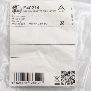 ifm Einbauadapter E40214 OVP