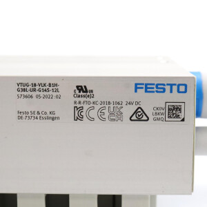 Festo Ventilinsel VTUG-18-VLK-B1H-G38L-UR-G14S-12L 573606 NOV