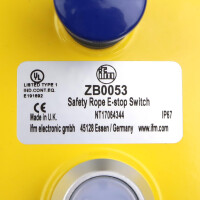 ifm Seilzug-NOT-HALT-Schalter ZB0053 NOV