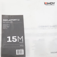 LINDY DisplayPort 1.2 Kabel 36487 15m OVP