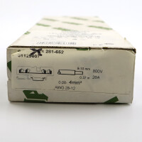 WAGO Durchgangsklemmen 281-652 (18Stk.) OVP