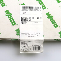 WAGO 1-Leiter-Stiftleiste 733-204 (100Stk) OVP