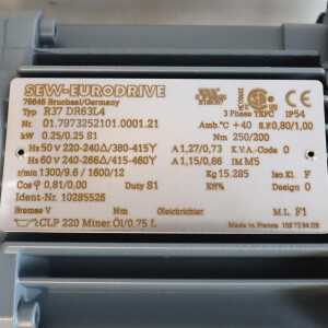 SEW Getriebemotor R37 DR63L4  i=134,82 NOV