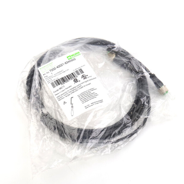 MURR ELEKTRONIK Verbindungskabel M12 St. M12 Bu. 7000-40021-6340500 OVP