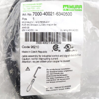 MURR ELEKTRONIK Verbindungskabel M12 St. M12 Bu. 7000-40021-6340500 OVP