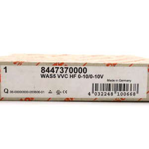 Weidmüller Signalwandler WAS5 VVC HF 0-10/0-10V 8447370000 OVP