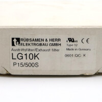 Rübsamen & Herr Austrittsfilter LG10K P15/500S OVP