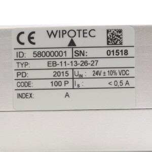 WIPOTEC Wägezelle SL 100/150-M-FS 62024504 + E-BOX EB1 OVP