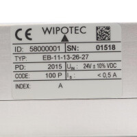 WIPOTEC Wägezelle SL 100/150-M-FS 62024504 + E-BOX EB1 OVP