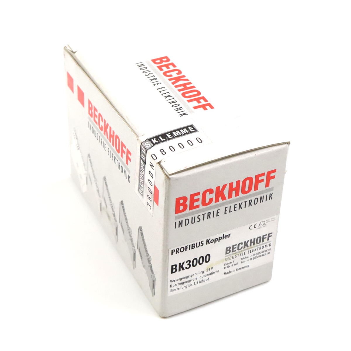 Beckhoff PROFIBUS Koppler BK3000 SIE