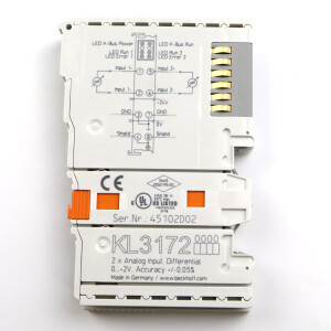 Beckhoff 2-Kanal-Analog-Eingangsklemme KL3172 OVP