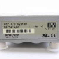 B&R Analog Eingangsmodul X67AI1223 OVP