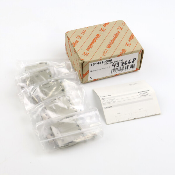 Weidmüller Steckverbinder HDC CM BUS 4SS 1814310000 (5Stk.) OVP