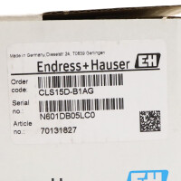 Endress+Hauser Condumax Digitaler Leitfähigkeitssensor CLS15D-B1AG OVP
