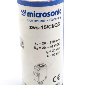 microsonic Ultraschall-Näherungsschalter zws-15/CI/QS OVP