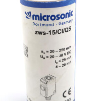 microsonic Ultraschall-Näherungsschalter zws-15/CI/QS OVP