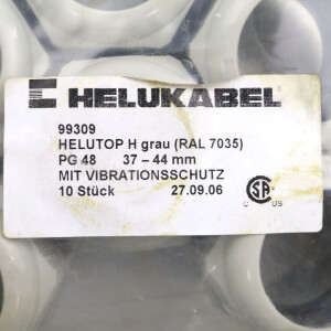 HELUKABEL Verschlussschraube HELUTOP H PG48 37-44mm 99309 (10Stk.) OVP
