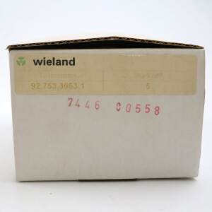 Wieland Steckverbinder GST18I5S B1 ZR1 MSW 92.753.4053.1 (5Stk.) OVP