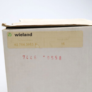 Wieland Steckverbinder GST18I5S B1 ZR1 MSW 92.753.4053.1 (15Stk.) OVP