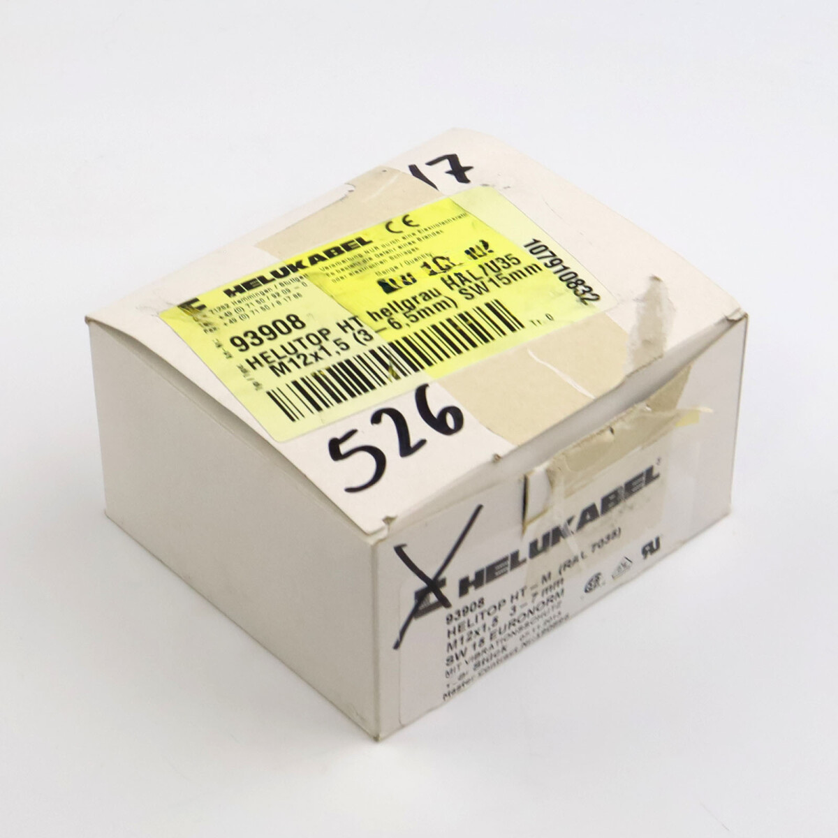 HELUKABEL Kabelverschraubung HELUTOP HT SW 15 93908 (50Stk.)
