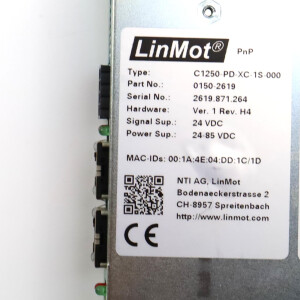 LinMot Servo Drive C1250-PD-XC-1S-000 0150-2619 GEB