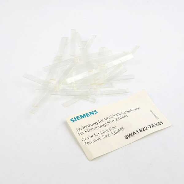 Siemens Abdeckung 8WA1822-7AX01 (18Stk.) NOV