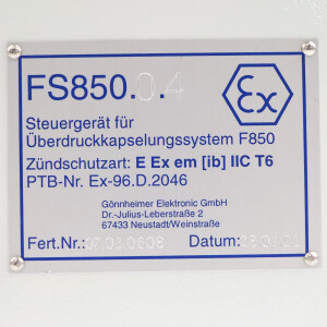 Gönnheimer Steuergerät FS850.0.4 NOV