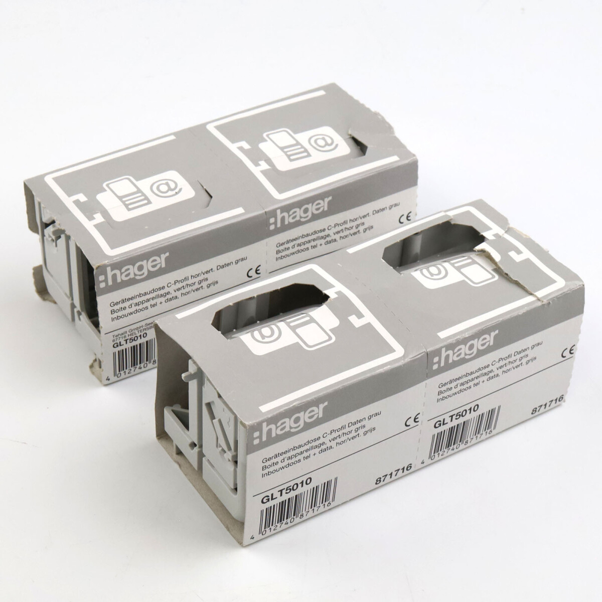 hager Geräteeinbaudose GLT5010 (4Stk.) OVP