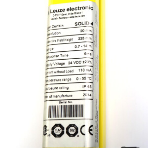 Leuze Lichtvorhang SD4R20-225E 67840402 + SD4T20-225 67841702 GEB