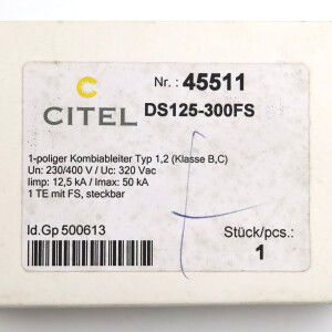 CITEL Ableiter DS125-300FS OVP