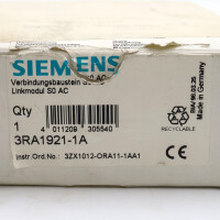 Siemens Verbindungsbaustein 3RA1921-1A (9Stk.) OVP