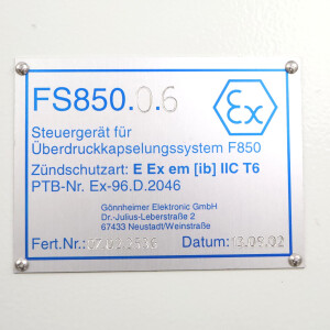 Gönnheimer Steuergerät FS850.0.6 NOV