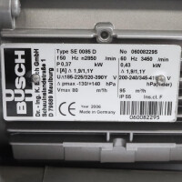 Busch Seitenkanalverdichter SE 0085 D 060082295 80/95 m³/h GEB