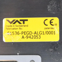 VAT Schmetterlingsventil 61536-PEGD-ALG1/0001 GEB