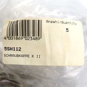 Siemens Schraubkappe Keramik 5SH112 (5Stk.) OVP