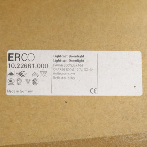 ERCO Lightcast Downlight 10.22661.000 OVP