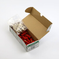 Hirschmann Sicherheits-Einbaubuchse SEB 2610 F4,8 Rot 972-355-101 (44Stk.) OVP