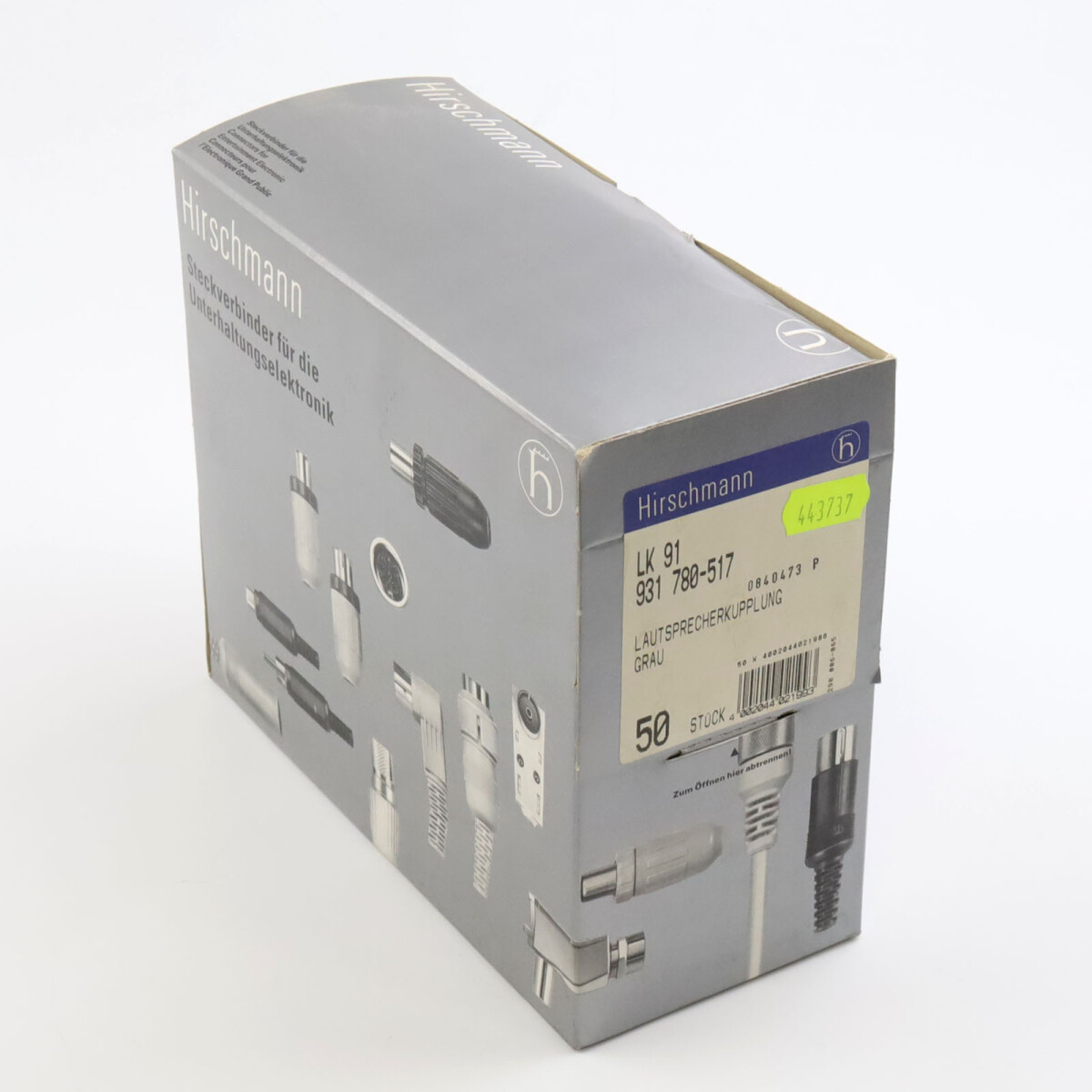 Hirschmann Lautsprecher Kupplung LK91 931 780-517 (50Stk.) O