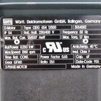 WEG Getriebemotor ODG 654 T/500 i=25:1 NOV