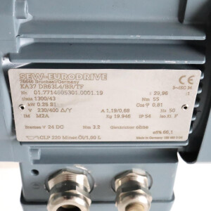 SEW Getriebemotor KA37 DR63L4/BR/TF i=29,96:1 NOV