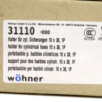 Wöhner Halter f. zylindrische Sicherungen 31110 (4Stk.) OVP