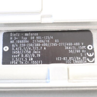 Dietz Motor DR 90L-125/4 1,5kW GEB