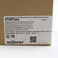 Wöhner Lasttrennschalter 31307 000A OVP