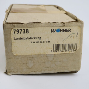 Wöhner Leerfeldabdeckung 79738 000 (4Stk.) OVP